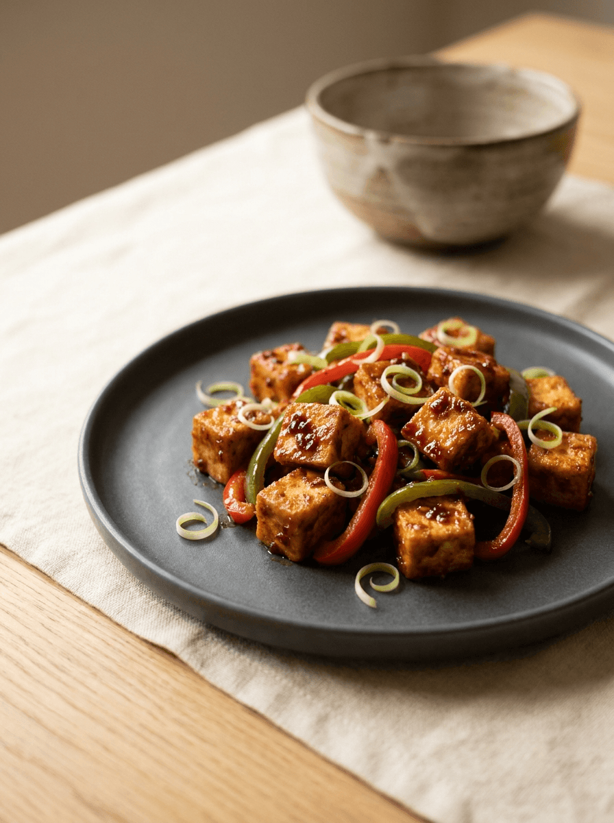 Indian Chilli Tofu