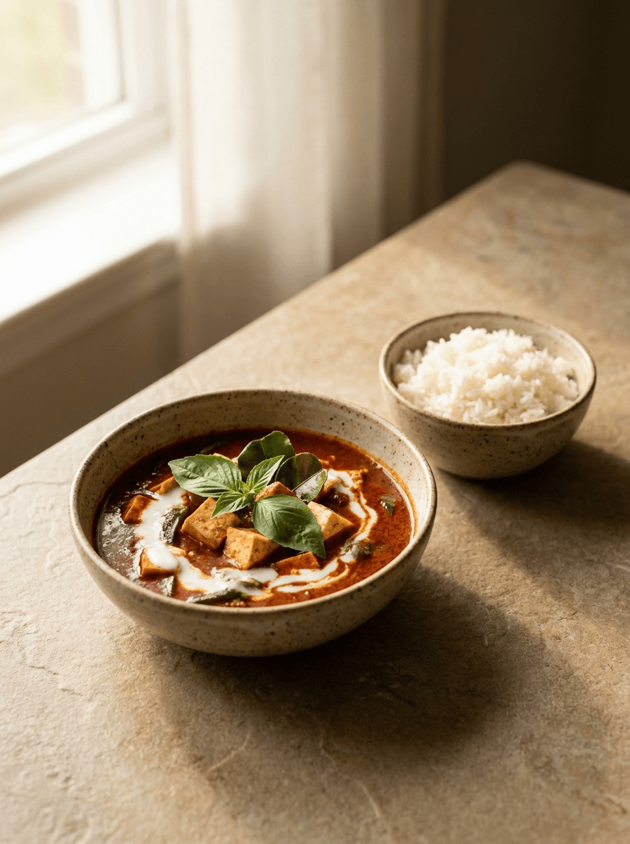 Thai Red Curry Tofu